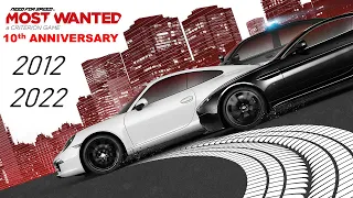 NFS Most Wanted 10th Anniversary (2012-2022) - All 14 Most Wanted Cars (DLC Included)