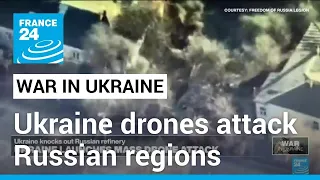 Ukraine launches mass drone attack as Putin says Russia ready to use nuclear weapons • FRANCE 24