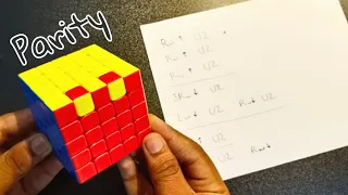 5x5 Rubik's Cube: Edge Parity Tutorial (Hindi Urdu)