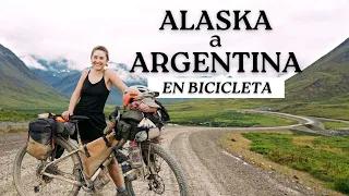 Dejé todo para viajar en una bicicleta