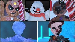 Escape Mr Fast Food SNOW RETURN (SCARY OBBY) ALL JUMPSCARES