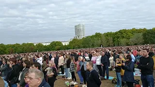 Queen Elizabeth II funeral, God save the King, Hyde Park London