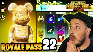 УТЕЧКИ 22 РОЯЛ ПАССА В ПУБГ МОБАЙЛ | ВСЕ НАГРАДЫ 22 ROYALE PASS