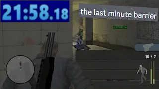 (WR) Manhunt in 21:58 - any% OoB Speedrun