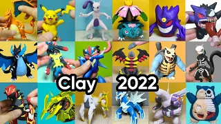 Pokémon Figures Making - All my sculptures pokemon figures 2022 ｜ clay art