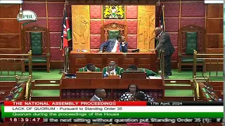 NATIONAL ASSEMBLY PROCEEDINGS, WEDNESDAY 17TH  APRIL, 2024,  AFTERNOON SESSION