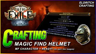 PoE 3.19 - Crafting a Magic Find Helmet