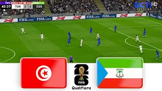 🔴TUNISIA vs EQUATORIAL GUINEA ⚽ FIFA WORLD CUP 2026 QUALIFIERS ⚽ Football Gameplay PREDICTION