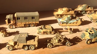 1:76th scale British 8th Army, 7th Armoured Division Desert Rats 1941-2