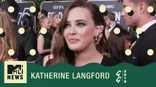 Katherine Langford on ’13 Reasons Why’ Season 2 | Golden Globes 2018