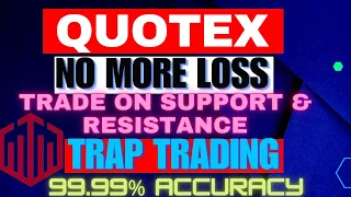 Quotex Support Resistance Sureshot Strategy | Binary Options Trading Strategy | #quotex #binary