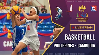 🔴 Livestream Philippines - Campuchia | Bóng rổ nữ | Philippines - Cambodia Basketball SEA Games 32