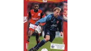 Arsenal 2 Aston Villa 2 - Coca Cola Cup Semi Final 1st Leg - 14th Feb 1996