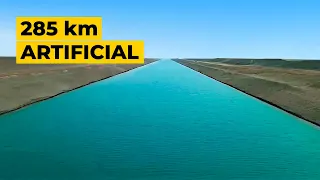 Afghanistan Is Building Asia's Largest Artificial River In The Desert ! Quosh Tepa Canal!