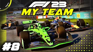 4 WIDE BATTLES & EPIC MOVES! SPAIN IS SO FUN WITH THE 'NEW' OLD CORNER! F1 23 MY TEAM CAREER Part 8