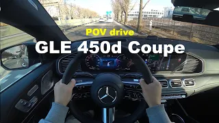 2024 Mercedes Benz GLE 450d Coupe POV drive