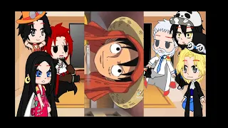 la familia de luffy (+Shanks y ????) reaccionan a luffy,ASL y al lawlu parte 2