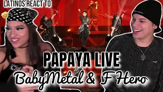 HIS FACE 😅😂 Latinos react to BABYMETAL ft F.Hero - PA PA YA!! REACTION!!!