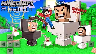 Skibidi Toilet sa Minecraft PE | Si Kalbo Nahulog sa Toilet