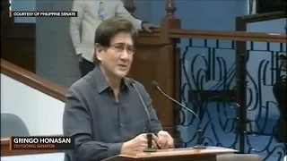 Gringo Honasan bids Senate goodbye
