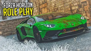 ZRUJNOWANY 👉Aventador👈 i napraw u Mirka🔧 :O / Forza Horizon RP