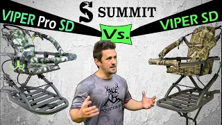 Summit Viper Pro SD Vs. Summit Viper SD. Comparing these Climbing Treestands. Which climber to Buy?