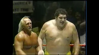 Hulk Hogan, Andre vs. Bundy, Studd, Heenan 1-11-1986