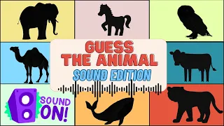 Guess The Animal Sound Game | Guess All 30 Animals | Learn Animal Names | Kids Quiz |