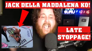 The MMA Guru Reacts To JACK DELLA MADDALENA *KO* Vs GILBERT BURNS! (FREAKS OUT)