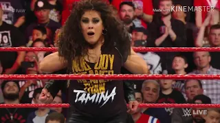 Beth Phoenix Glam Slam to Tamina Snuka (WWE RAW - 25/3/2019)