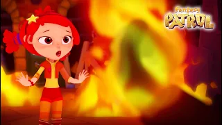 Fantasy Patrol 💜 Story 21 - A Fiery Guest 🔥 Funny cartoons Compilation 💥 Moolt Kids Toons