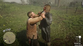 Bullying Micah in camp - Red Dead Redemption 2 Mods