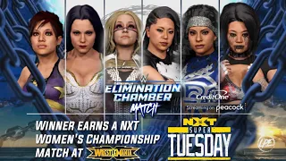 NXT Elimination Chamber 2024 | CAW UNIVERSE MODE | WWE2K23