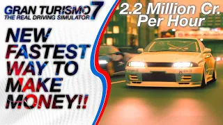 NEW Quickest Way to Grind Money in GT7 - Make 2.2 Million Credits per Hour in Gran Turismo 7 - 1.35