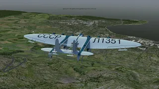 СОВЕТСКИЙ САМОЛЁТ-ИСПОЛИН! Калинин К-7 в X-plane.