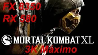 Mortal Kombat X em 3K Ultra - AMD FX 8350 & RX 580