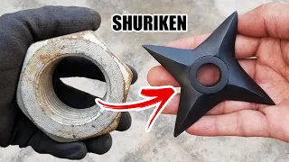 Big Nut Forged into a SHURIKEN