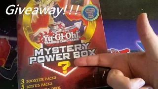 Yugioh! Mystery Power Box Opening #3! Big giveaway as promised!