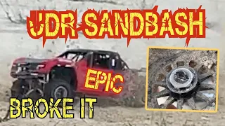 EPIC UDR SAND BASH BROKE!