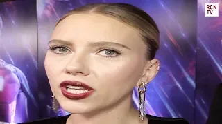 Scarlett Johansson Interview Avengers Endgame Premiere