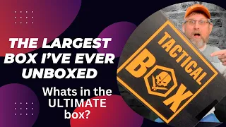 The largest tactical survival outdoor box I’ve ever unboxed!