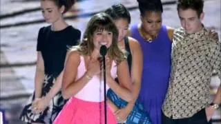 LEA MICHELE : Gives Emotional Speech at Teen Choice Awards (8/11/13)