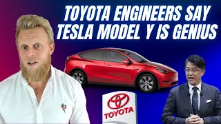 Toyota says Tesla Model Y "truly a work of art; It's unbelievable."