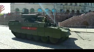 Парад военной техники 9 мая 2018 года в Москве - обратный ход