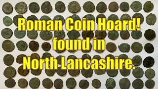 Roman Coin Hoard found in North Lancashire 99 Radiate Coins