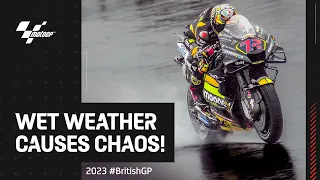 The hectic last 5 minutes of MotoGP™ Q2! ☔ | 2023 #BritishGP