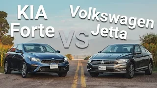 Volkswagen Jetta VS KIA Forte - Frente a frente