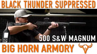 Shooting the Black Thunder Suppressed! - Big Horn Armory