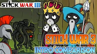 Stick War 3 VS Stick War 2, Intro Comparison.