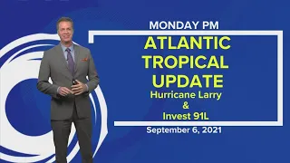 Tropics update: Tracking Hurricane Larry and Invest 91L